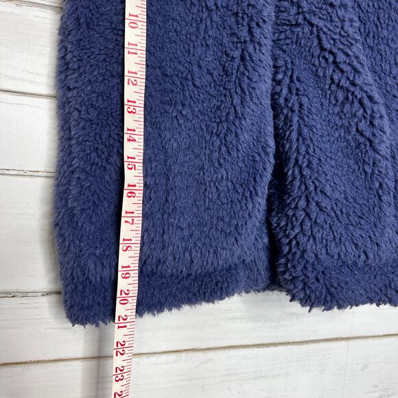 Mini Boden Blue Sherpa Teddy Vest Girls 11-12 - Picture 7 of 10